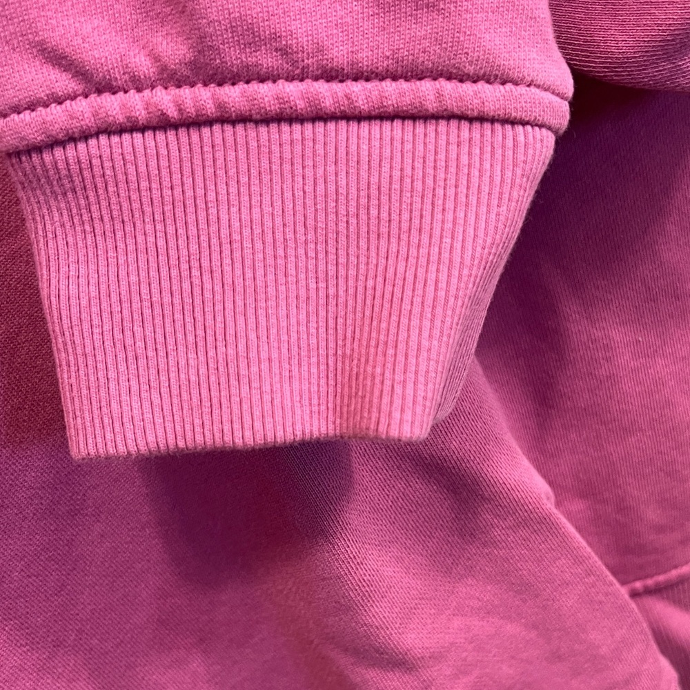 Carhartt Pink Pullover Hoodie with Teal Script - Picture 8 of 10